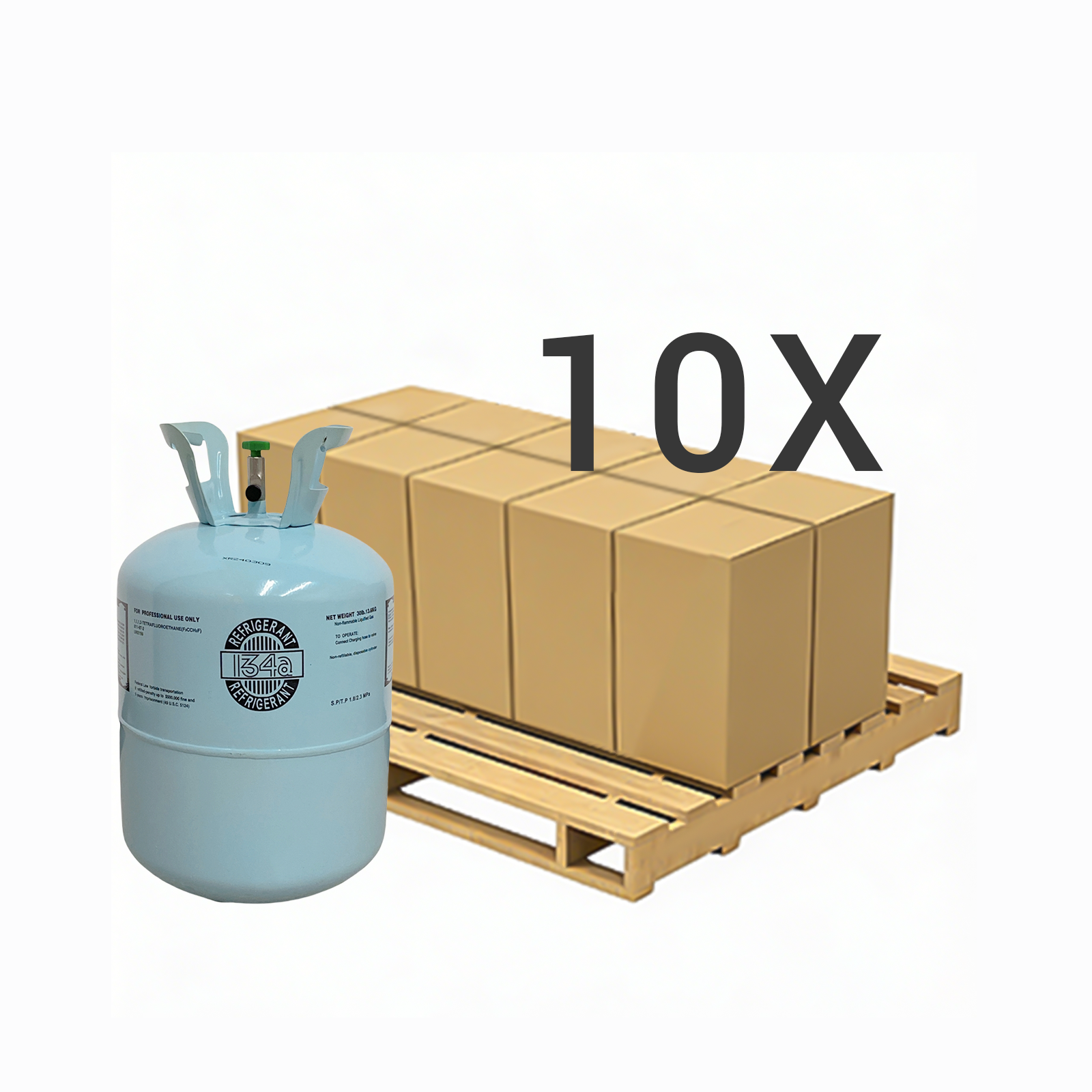 30LB R134A (R-134A) Refrigerant Gas | 40 Cylinders