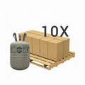 11 LB R1234yf (R-1234yf) Refrigerant Gas | 10 Cylinders