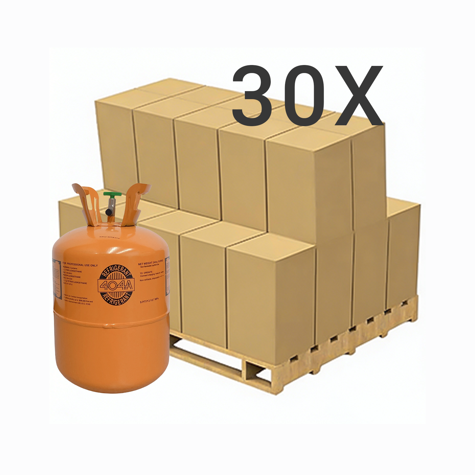 24LB R404A (R-404A) Refrigerant Gas | 40 Cylinders