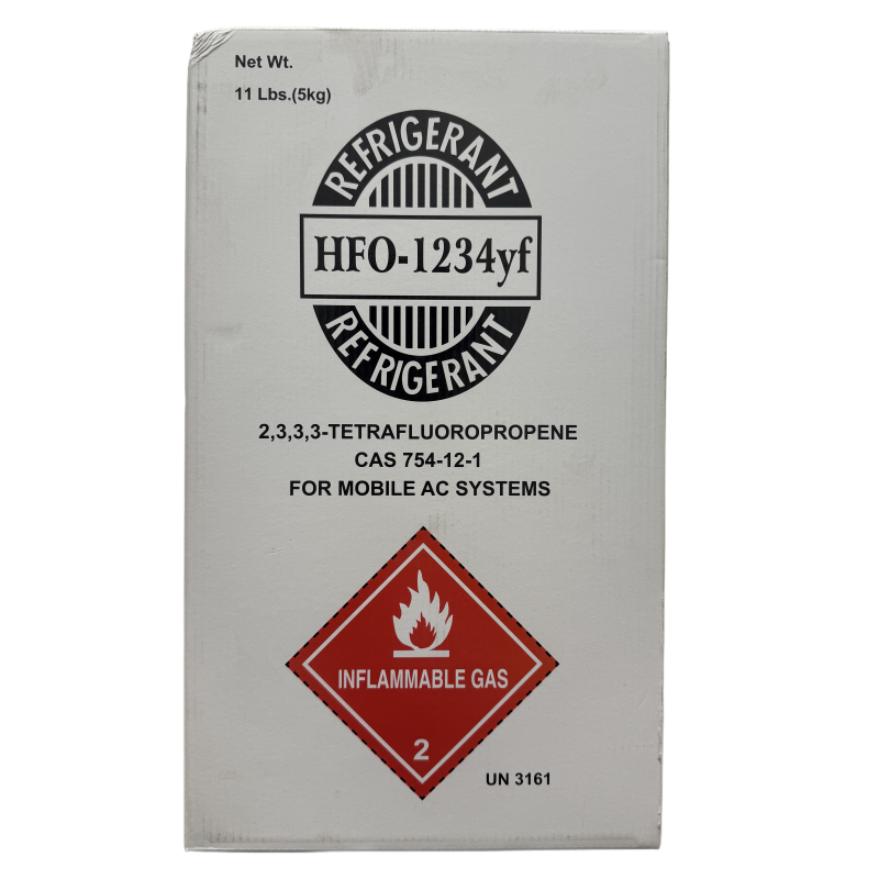 11 LB R1234yf (R-1234yf) Refrigerant Gas | 5 Cylinders