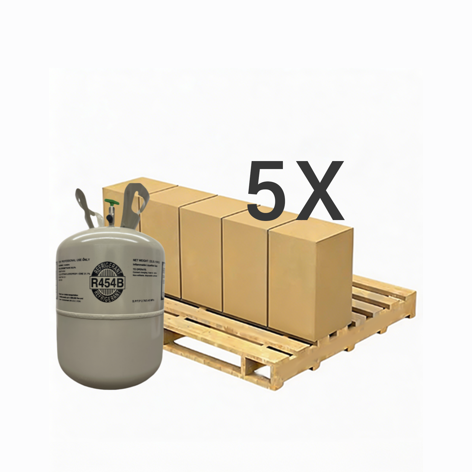22LB R454B (R-454B) Refrigerant Gas | 30 Cylinders