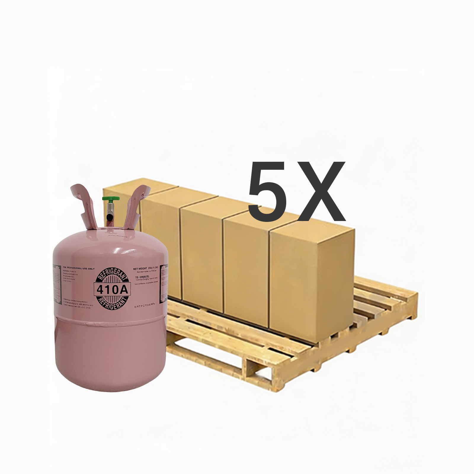 25LB R410A (R-410A) Refrigerant Gas | 40 Cylinders