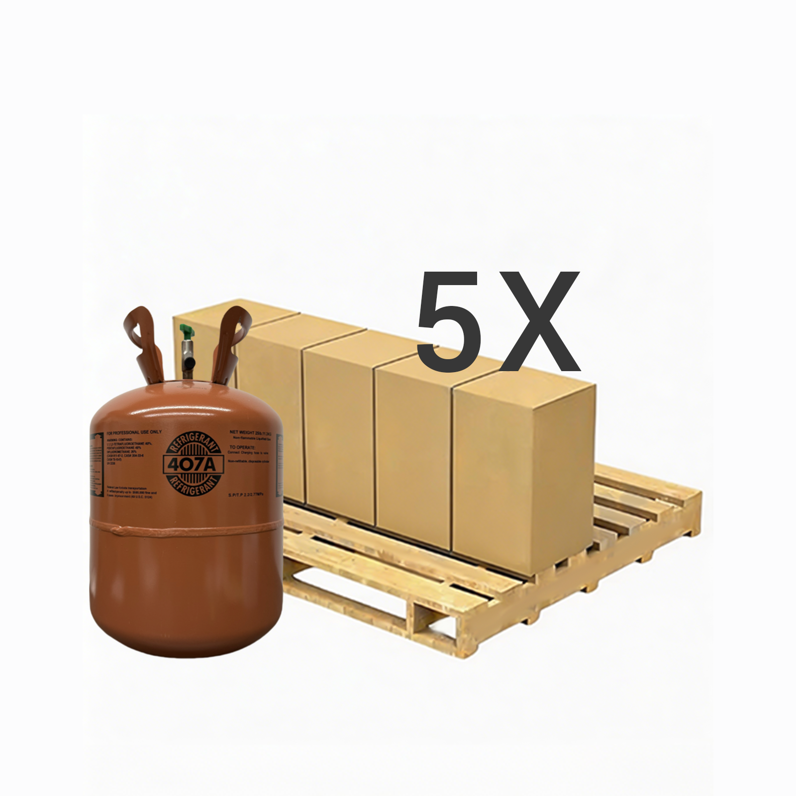 25LB R407A (R-407A) Refrigerant Gas
