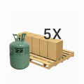 30LB R22 (R-22) Refrigerant Gas | 5 Cylinders