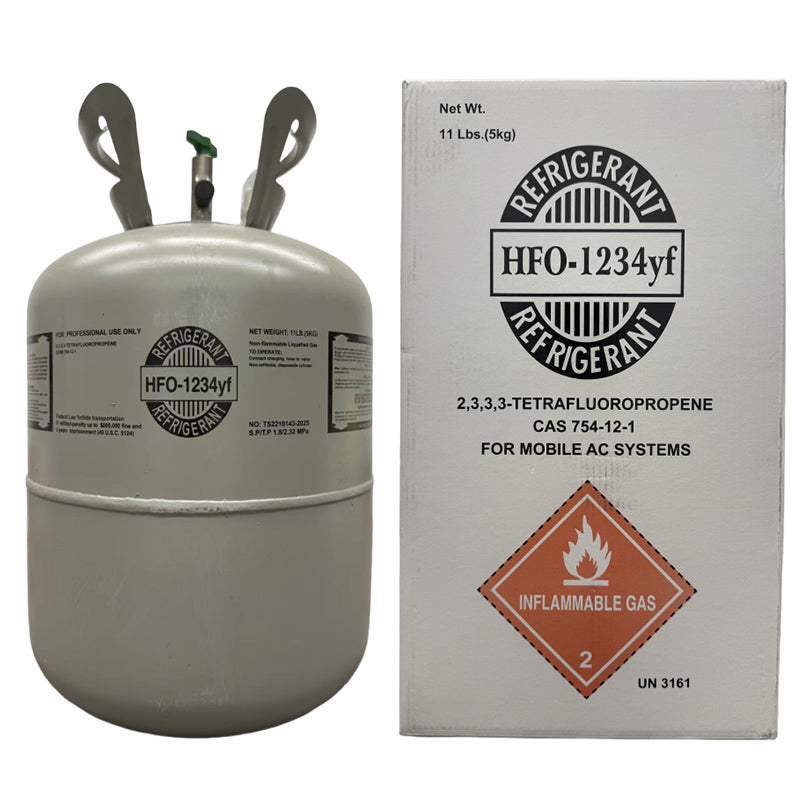 11 LB R1234yf (R-1234yf) Refrigerant Gas | 40 Cylinders